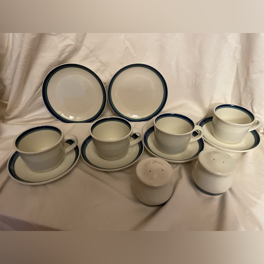 Pfaltzgraff Northwinds Assortment : Cups/Saucers, Salad Plates, Salt & Pepper